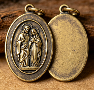 Portachiavi all'ingrosso personalizzato in metallo con ciondolo piccolo della Vergine Maria cattolica, medaglia miracolosa religiosa, per Capodanno e Festa Nazionale - Product Image 5
