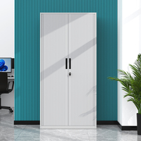 Armoire de classement métallique moderne de haute qualité, verticale, avec serrure coulissante, grande capacité, mobile, pour la maison, le bureau, la chambre, l'extérieur, l'école