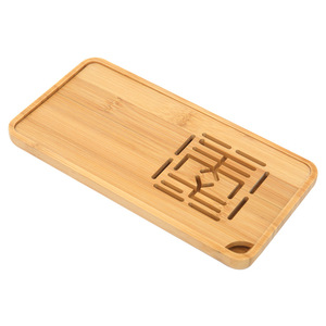 ถาดไม้ไผ่ทรงสี่เหลี่ยมสไตล์ญี่ปุ่น ยี่ห้อ Cao Yi พร้อมโลโก้ที่ปรับแต่งได้ สำหรับเสิร์ฟชา - Product Image 5