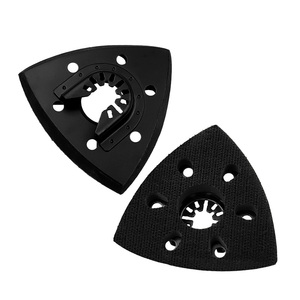 Salınan çok aracı <span class=keywords><strong>3</strong></span>-1/<span class=keywords><strong>2</strong></span> inç 90mm 6 delik cırt cırt arka üçgen zımpara diski - Product Image 1