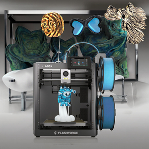 Flashforge Ad5x Máy in 3D 4 màu fdm mới 1 năm 600 mm/giây tốc độ tối đa tự động cân bằng 300 ℃ tốc độ cao nhanh nhiều màu <span class=keywords><strong>USB</strong></span> - Product Image 3