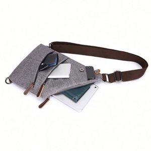 Bolso Bandolera Deportivo Personalizado de un Solo Hombro, Bolso Mensajero Antirrobo Informal para Hombre - Product Image 4