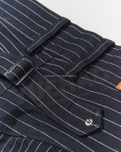 Vendita all'ingrosso di stivali a forma di campana gessata gessata a forma di campana a gamba larga giapponese cimosa Jeans Jeans larghi <span class=keywords><strong>da</strong></span> <span class=keywords><strong>uomo</strong></span>