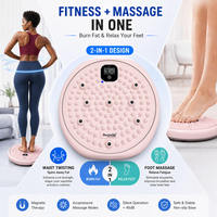 Appareil de fitness innovant et portable pour la maison : Machine de torsion de la taille intelligente et compacte pour cardio et acupression