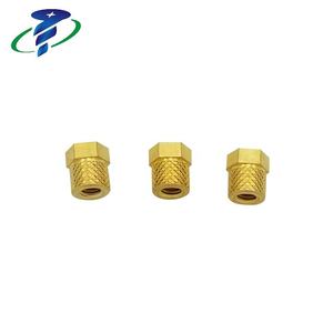 Écrou moleté hexagonal M8 en laiton de haute qualité pour machine - Product Image 2