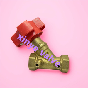 Yuhuan Fabriek Messing Statische Stroom Regulering Hoek Schroefdraad Ventiel Handmatige Waterleidingregelaar - Product Image 4