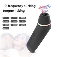 G-Punkt Vibrator für Frauen, Brustwarzen-Sauger, Stimulator mit Leckzunge, Saugvibrator für Frauen