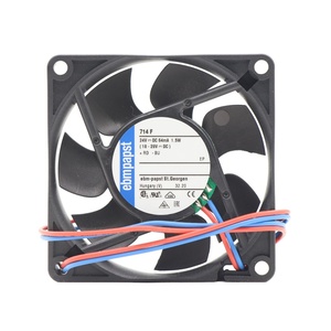 714F ebmpapst 0.064A 7015 24V DC 1.5W 70x70x15มม. 7ซม. 44m 3/H 5300RPM ลวด IP20นำไปสู่พัดลมระบายความร้อนตามแนวแกนเครื่องปรับอากาศตู้แอร์ - Product Image 1