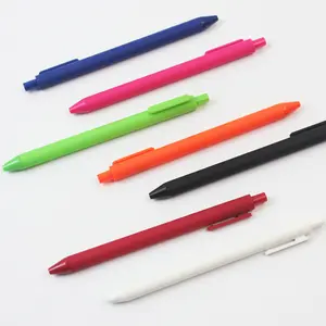 Custom Logo Pens Plastic Promotion Ballpoint Pen With Company Brand Print Ballpoint Pen