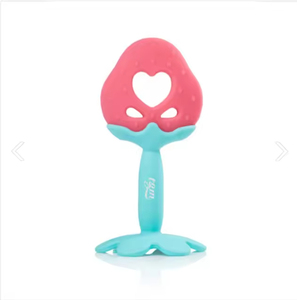 Silicone platino fruttato massaggiagengive spazzolino per bambini resistente e senza BPA per sorrisi adulti - Product Image 5