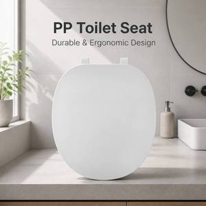 <span class=keywords><strong>Tapa</strong></span> de Inodoro de Polipropileno Premium, Anti-amarilleo, Acabado Mate Suave, Ligera, Duradera, Redonda, Blanca, Repuesto <span class=keywords><strong>para</strong></span> Baño - Product Image 1
