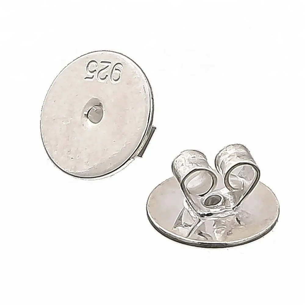 Fabrication de boucles d'oreilles en argent Sterling 925, bricolage en métal personnalisé avec levier, bouchons arrière, bijoux