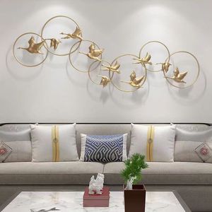 Su misura rettangolo astratto muro di metallo appeso eccellente <span class=keywords><strong>casa</strong></span> <span class=keywords><strong>e</strong></span> Hotel decorazione con stile Art Deco per soggiorno - Product Image 5
