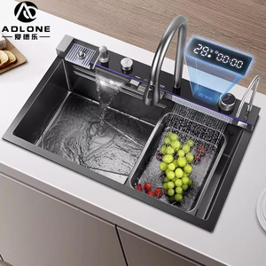 Penjualan Terbaik mangkuk besar sarang lebah multifungsi wastafel antigores air terjun wastafel dapur - Product Image 4