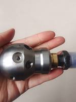 Buse de canon à eau rotative haute pression 0,6 kg pour déboucheur de tuyaux et élimination des taches d'huile en acier inoxydable et céramique
