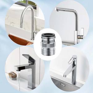 Ensemble d'adaptateurs <span class=keywords><strong>de</strong></span> tuyau <span class=keywords><strong>de</strong></span> robinet adaptateur <span class=keywords><strong>de</strong></span> tuyau d'arrosage avec aérateur filetage 3/4 "GHT pour cuisine et <span class=keywords><strong>salle</strong></span> <span class=keywords><strong>de</strong></span> <span class=keywords><strong>bain</strong></span>, fixation <span class=keywords><strong>de</strong></span> tuyau à l'évier - Product Image 6