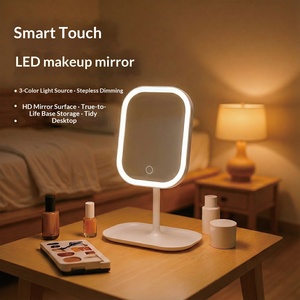 <span class=keywords><strong>Miroir</strong></span> de beauté éclairé par LED, design moderne, pour chambre à coucher, table de maquillage, <span class=keywords><strong>bureau</strong></span>, <span class=keywords><strong>miroir</strong></span> sur pied - Product Image 2