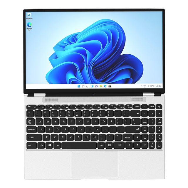 Custom AZERTY Keyboard 15.6-inch Commercial Laptop with Intel N95 Quad-core 1080P IPS Display, 8GB 16GB, 32GB RAM Available