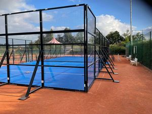 Cancha de Pádel Móvil Desplegable, Conjunto Completo de Acero Galvanizado, Cancha de Tenis de Pádel Portátil para Alquiler de Eventos de Corta Duración - Product Image 3