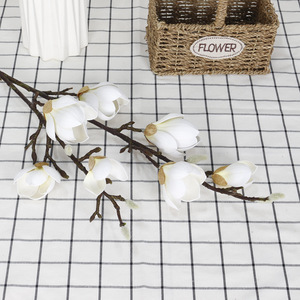 Petites décorations de paysage, branches hautes, 7 têtes, fleurs en mousse, haute qualité, vente en gros - Product Image 2