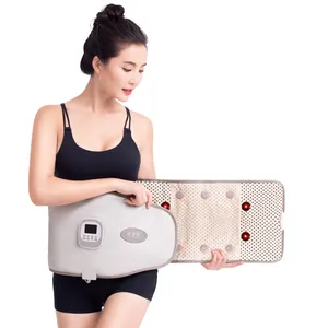 OEM/ODM Infrared Slimming Belt Portable Lower Back Therapy Belt Heated Massage Back Massage Belt Pain Relief Waist Trainer 5 PCS