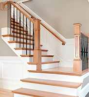Prix d'usine en gros panier carré creux moderne en fer forgé balustrade d'escalier en métal conceptions pour l'intérieur