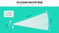 15.5 pouces Décoration De Gâteau de Tuyauterie Sacs sac à pâtisserie en silicone pour gâteau Décoration