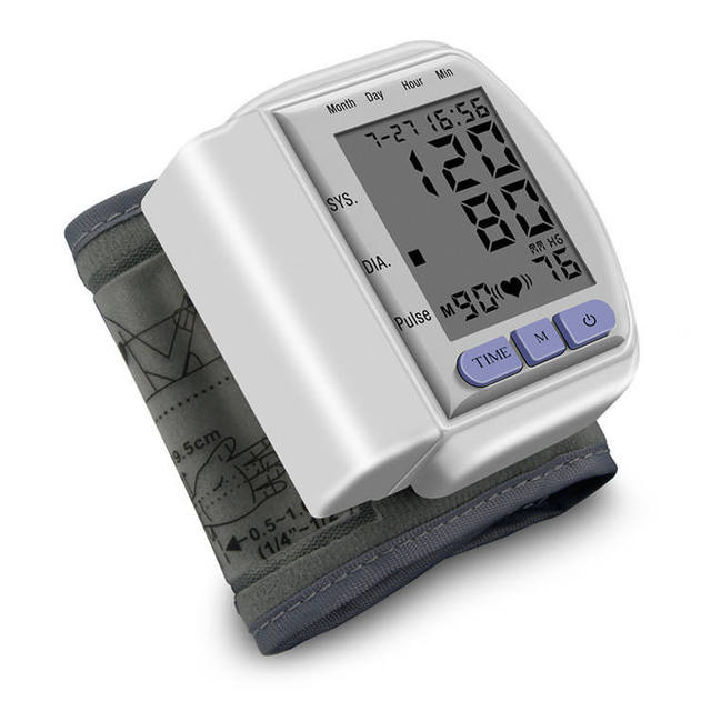 Portable Wrist Health Tracker, Smart Digital Pulse Meter with Large Screen, Household Wellness Monitor for Heart Rate Tracking