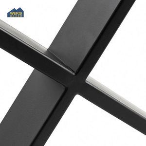 Vintage Rustic Steel X-Frame <b>Table</b> <b>Legs</b> Contemporary Design Dining <b>Table</b> Kitchen Hotel Outdoor Living Room Farmhouse-Style Metal - Product Image 3