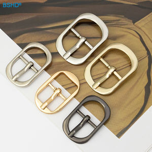 Hebilla de cinturón de Metal de aleación de Zinc ajustable de Color plateado personalizado de fabricación 20/25mm collares de perro Hardware hebilla de barra doble para bolsos - Product Image 6