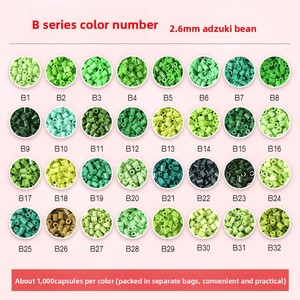 Pindou Supplement Série Couleurs Complètes MARD Jaune <span class=keywords><strong>DODO</strong></span> Xiao Wu COCO Même Style Puzzle Plat en Plastique 2.6mm Petit Lot de Fournitures - Product Image 3