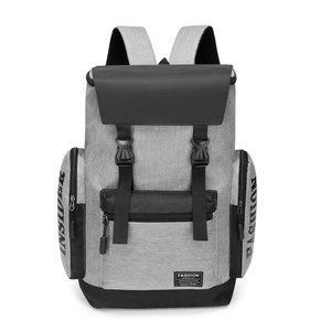 Large Capacity Men's Fashion Street Style High School Waterproof Oxford <strong>Backpack</strong> Adjustable <strong>Strap</strong> for Casual - Product Image 3
