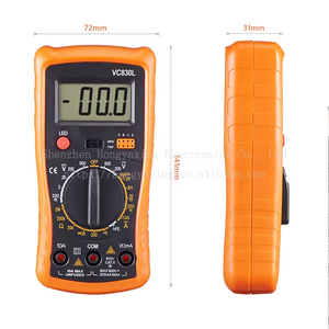 VC830L Multímetro Digital AC/DC 600V Amperímetro Volt Ohm <span class=keywords><strong>Tester</strong></span> Pantalla LCD Retroiluminación Pantalla portátil de 4 dígitos 0,1 Clase de precisión - Product Image 3