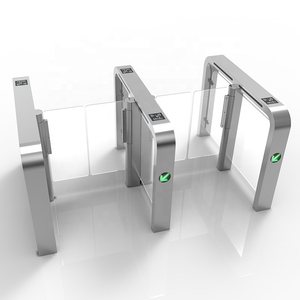 Premium Speed Gate Access Control Turnstile Automatic Swing Barrier with Brushless Motor for Hotel Office Entrance - Product Image 1