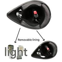 Casque de moto ouvert NJ Airflow 3/4 pour l'été, casque jet demi-face pour scooter, casque à visière unique