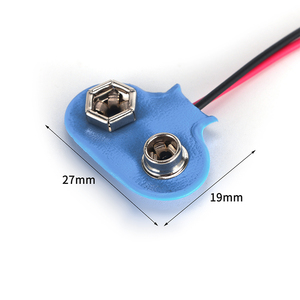 <span class=keywords><strong>Connecteur</strong></span> de stockage de batterie en cuir de vente d'usine avec <span class=keywords><strong>connecteur</strong></span> de batterie <span class=keywords><strong>9v</strong></span> de caractéristique de clé de plomb de 15cm - Product Image 5