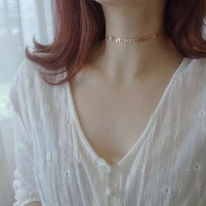 Gargantilla Elegante 2025 para Mujer, Diseño de Espiga de Trigo y Rama de Olivo con Perlas, Cadena Corta para Clavícula - Product Image 3