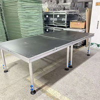 Plateforme de scène en aluminium de Chine avec certificat TUV, garantie 1 an, pieds de scène réglables, en vente