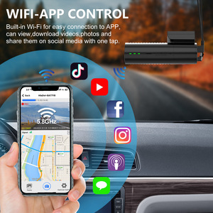 Dash cam dropship với Dash Cam dropship cho xe ô tô de OEM loại Wifi thẻ nhớ Live streem Thêm CE Dash Cam dropship - Product Image 3