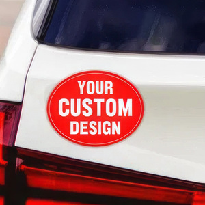 Custom Full Color Company Shape Logo <strong>Car</strong> Magnets <strong>Decals</strong> for Effective Promotion - Product Image 6