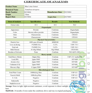 Extracto Líquido de Flor de Loto Azul Natural en Gotas |   Suplemento Herbal Puro para la Relajación y la Calma |   Marca Privada OEM - Product Image 2