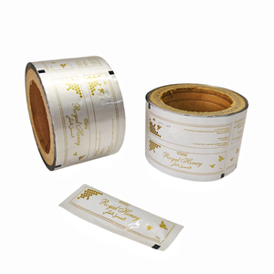 Envasado de plástico impreso personalizado <span class=keywords><strong>Royal</strong></span> Honey Sachet BOPP PET aluminio PE líquido suave laminado Material película - Product Image 1