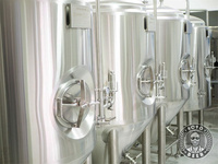 Cuve de Fermentation en Acier Inoxydable SUS304 de 1000L, 2000L, 3000L avec Contrôle PLC pour Brasserie Artisanale et Fabrication de Kombucha