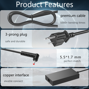 Chargeur d'alimentation ca cc adaptateur universel pour ordinateur portable pour acer 230w 20v 11.8a 5.5*1.7mm pointe de connecteur - Product Image 5