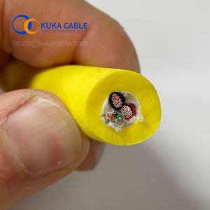 Câble d'alimentation 2x18AWG et câble de données à paires torsadées 2x2x26AWG, câble de communication hybride blindé en <span class=keywords><strong>mousse</strong></span> PUR, câble PUR pour ROV sous-marin - Product Image 4