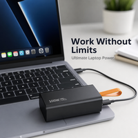 Nouvelle batterie externe portable haute puissance 100W, 40000 mAh, charge super rapide, grande capacité pour téléphones portables et ordinateurs portables
