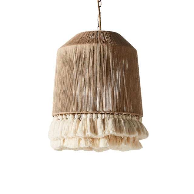 Vietrustic Best Choice Handmade Bamboo Rattan Pendant Light Natural Wicker Lighting for Housing Decoration From Vietnam
