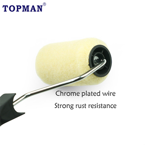 TOPMAN 4 Inch Fixed Style Polyester Shed &amp; Fence <strong>Decking</strong> Paint Roller <strong>Brush</strong> - Product Image 5