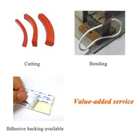 Joint d'étanchéité en mousse de silicone extrudé sur mesure en forme de T, résistant aux UV, pour boîte lumineuse LED extérieure