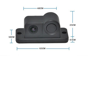 Caméra de recul 2 en 1 pour voiture, HD 720P CVBS, étanche, avec capteur de stationnement radar, caméra de recul pour voiture - Product Image 4